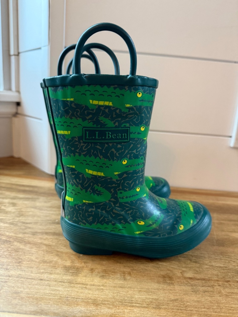 Llbean toddler rain boots 7C